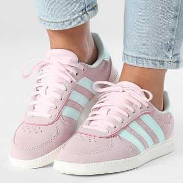 Adidași tenisi sneakersi Adidas din piele întoarsă autentică