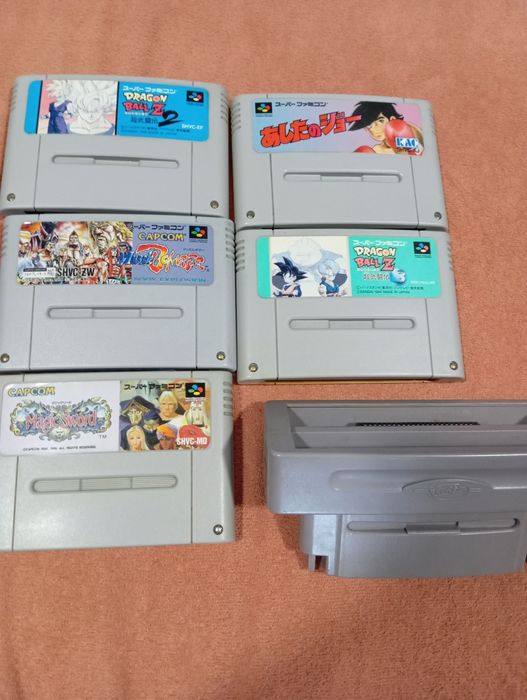 Vând casete super Nintendo snes japoneze