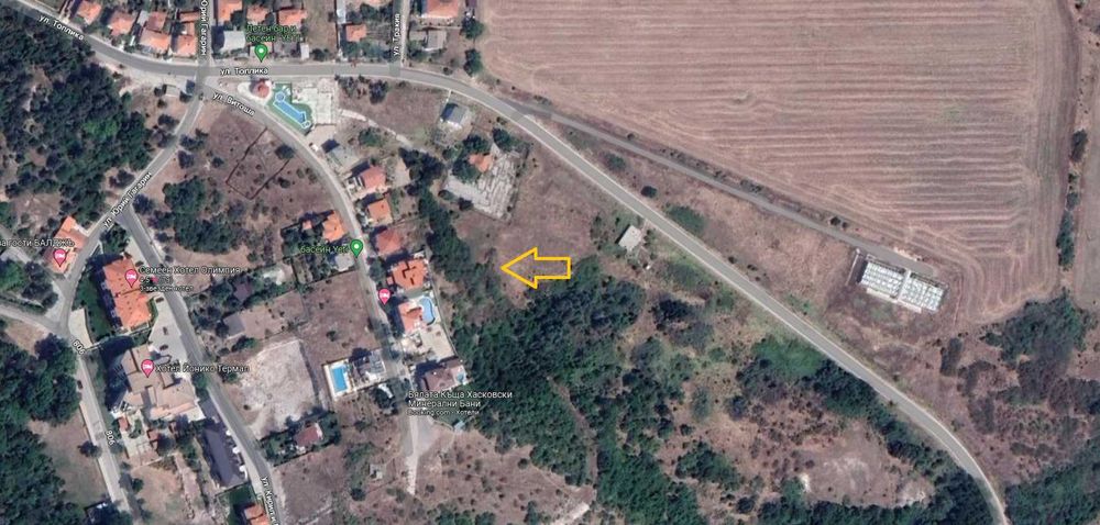 Продава се Парцел в с. Минерални бани, Област Хасково - 518 кв.м за 16 €/кв.м - Снимка #2