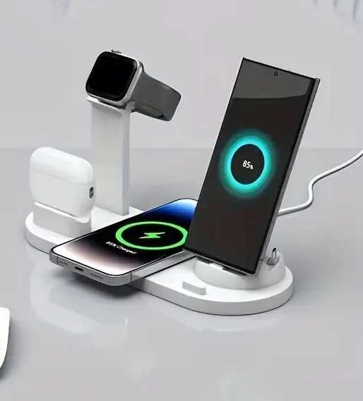 Incarcator wireless/statie de incarcare wireless 4 in 1