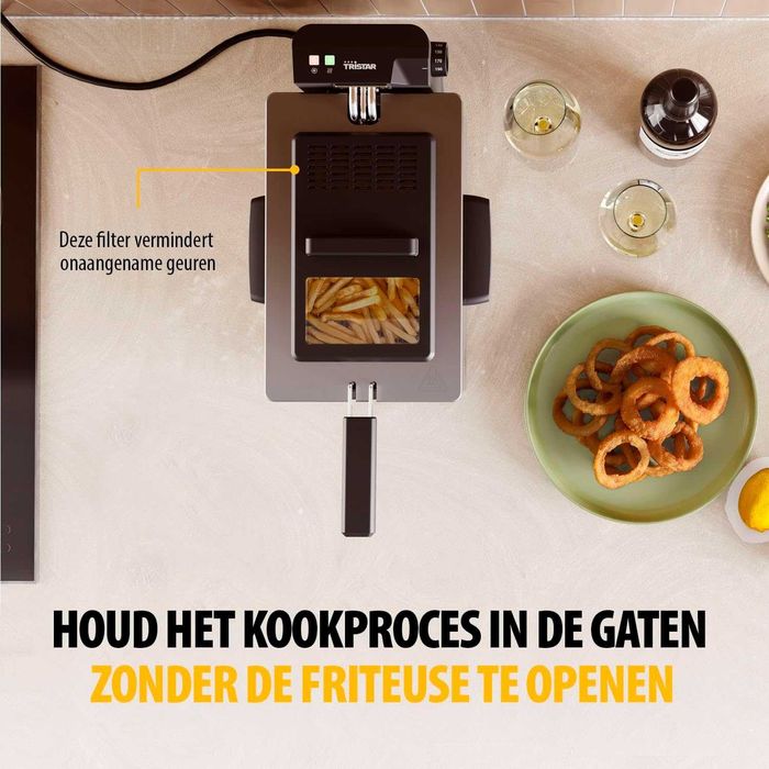 Фритюрник Tristar, 3л, термостат до 190°C, FR-9327
