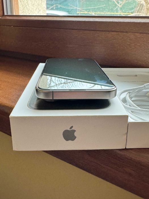 iPhone 15 Pro Natural Titanium **256Gb CA NOU** Factura achizitie