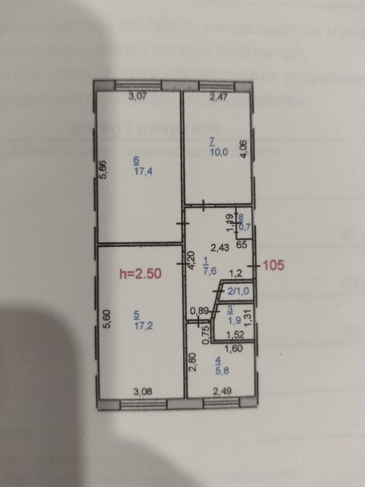 Продам 3-х комнатную квартиру