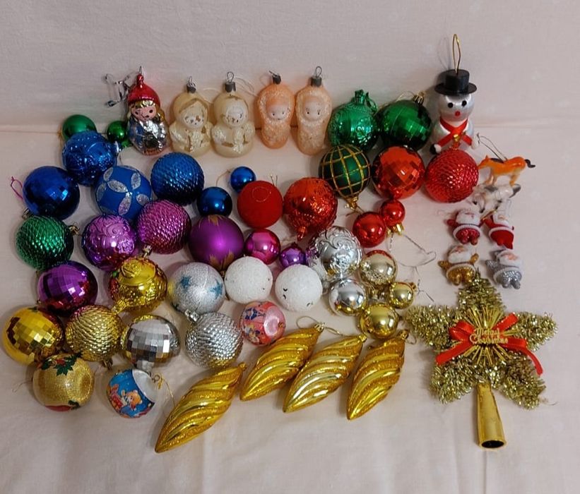 ёлочные игрушки. Есть 5 из СССР