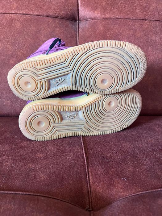 Nike air force 1 Mid WB GS Bordeaux Suede originali noi