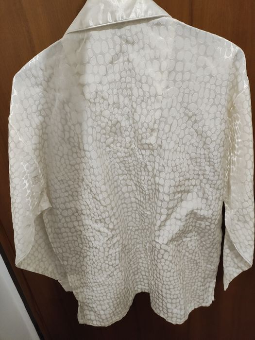 Нова супер лукс сатенирана пижама цвят шампанско