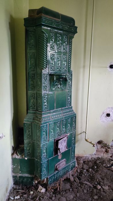 Sobă verde vintage