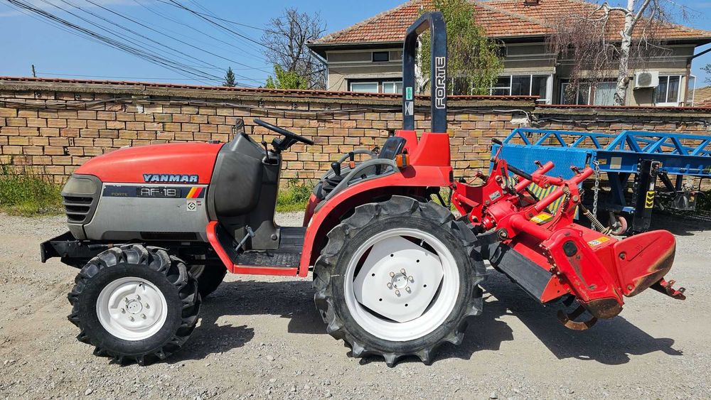 Японски трактор Yanmar AF18 с фреза, 18 кс, 4x4, АграБГ Джолев