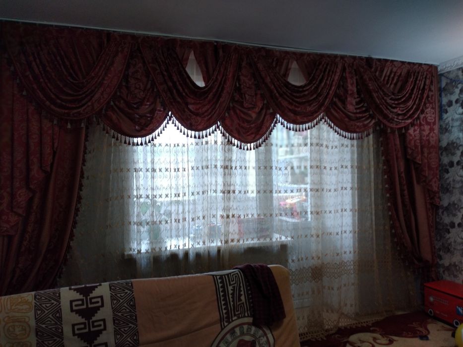 Комплект штор с ламбрекеном