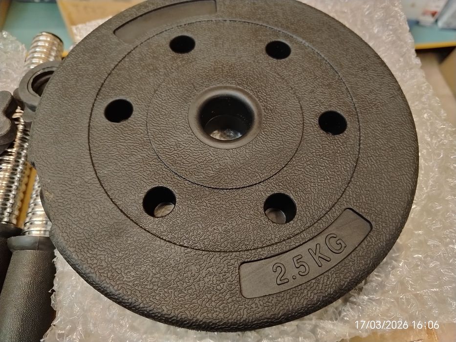 Гири (дъмбели) от 1,25 до 15кг всяка