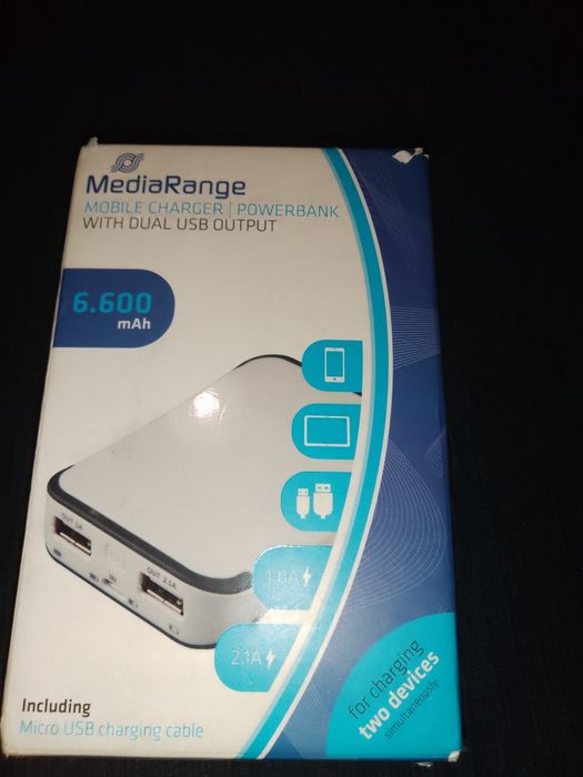 Външна батерия 6.600 mah