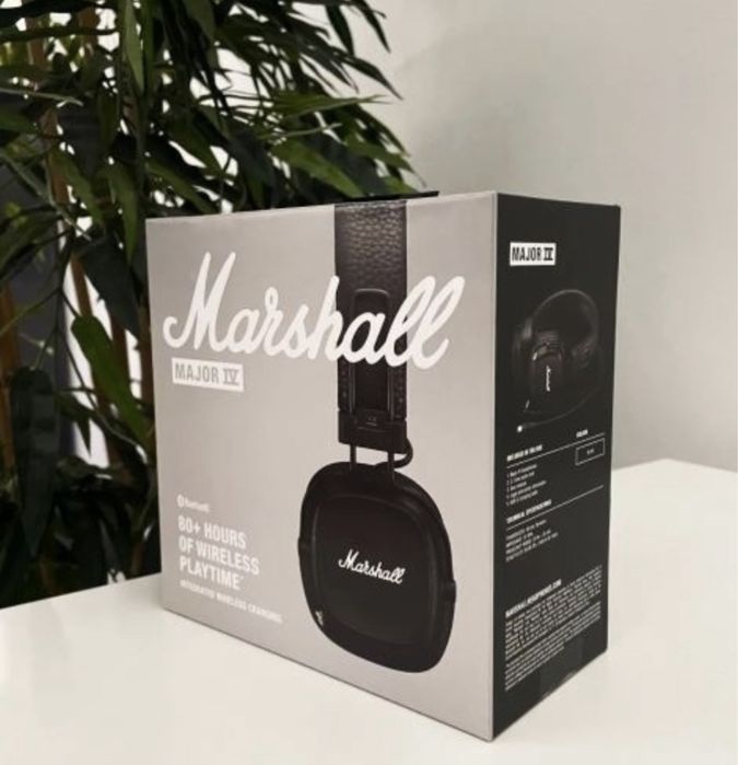 Наушники Marshall Major IV черный EAC Оригинал
