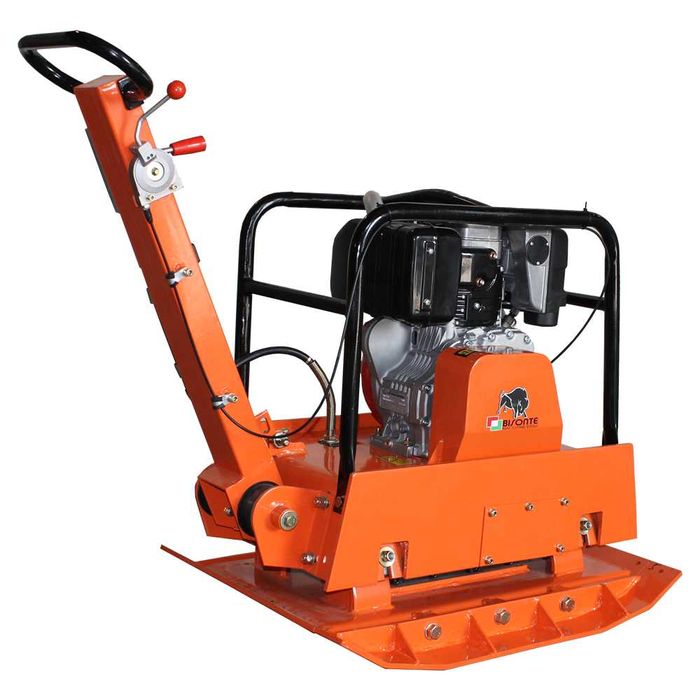 Placa compactoare reversibila, Bisonte PCR 255-H 38 kN H. GX270 8,5cp