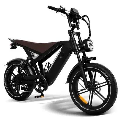 OUXI GT20 електрически FAT велосипед пълно окачване