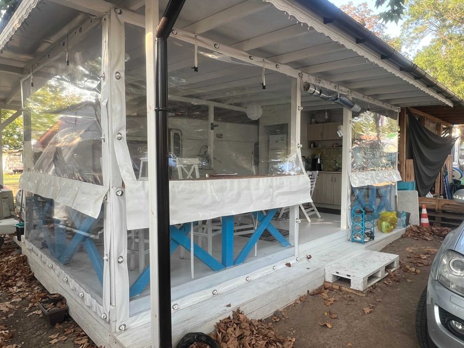 Продавам каравана с навес на къмпинг ,,ЗЛАТНА РИБКА,,