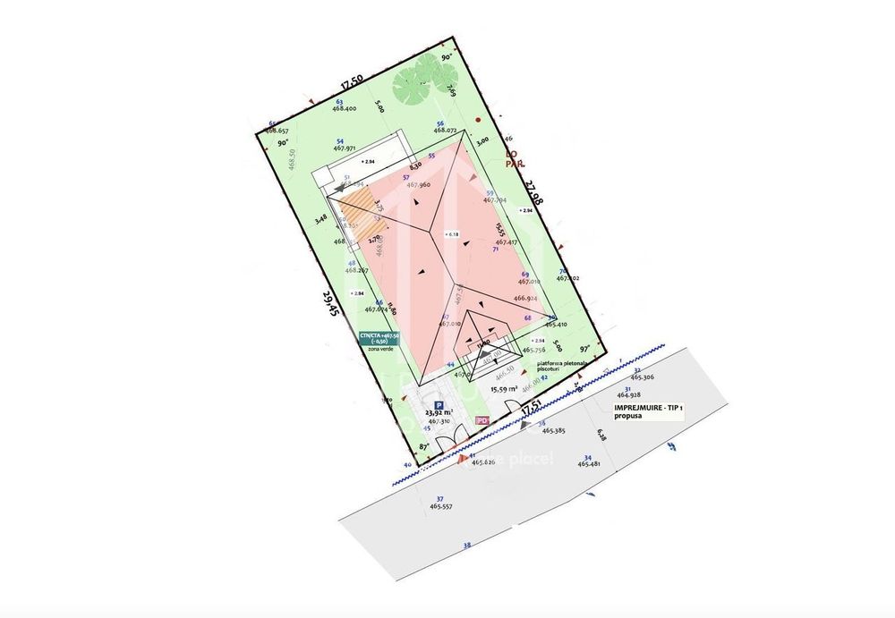 Casa cu 4 camere, 130mp utili+pod masardabil, 503mp teren, Cisnadie