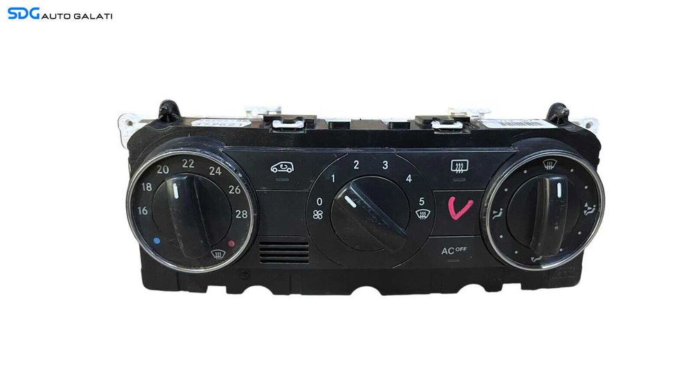 Panou Modul Unitate Comanda AC Aer Conditionat Clima Climatic Mercedes Clasa B Class W245 2005 - 2012 Cod A1698302285 [LC1209]