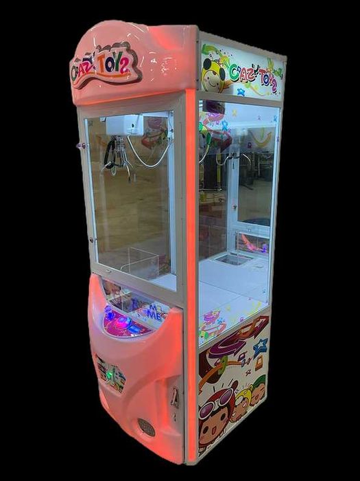 Кран за играчки Crazy Toy 2. Кран за плюшени играчки на житони или евро центове
