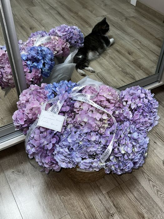 Букет в корзине/ цветы