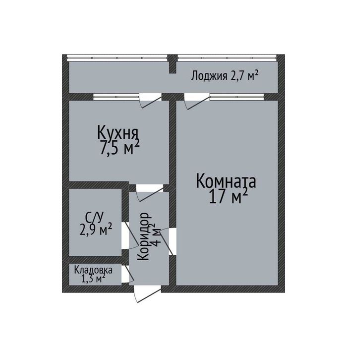 Продажа 1-комнатной квартиры