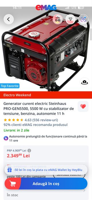 Generator Steinhaus PRO-GEN5500