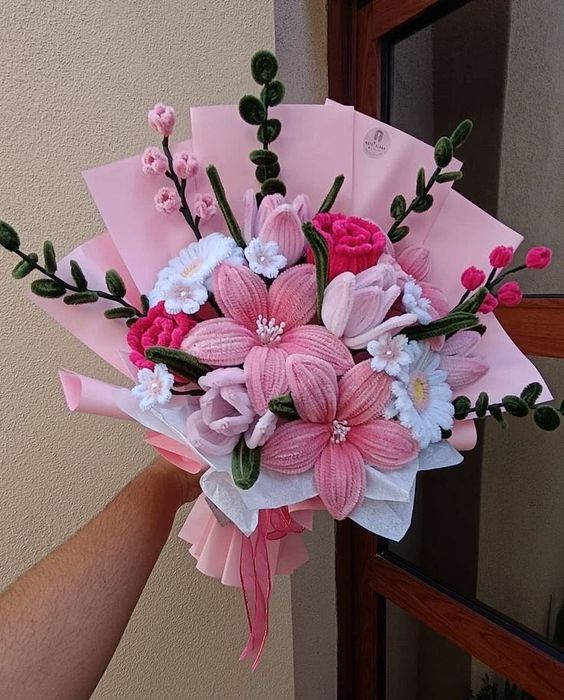 букет самодельный