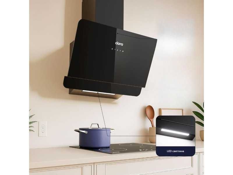 Кухненски Аспиратор CIARRA CBCB6765C, 60 см, 580 м³/ч, Черен