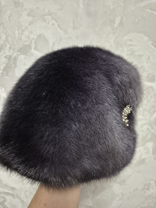 Норковая шапка женская