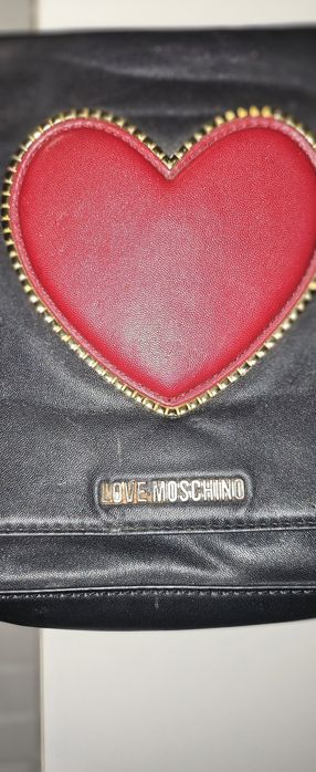 Moschino Естествена кожа чанта