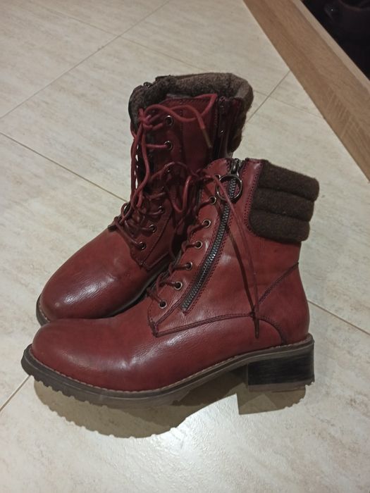 Кожени зимни боти