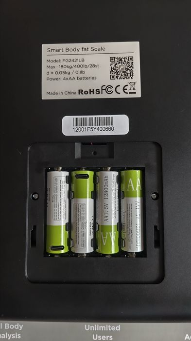 Кантар с биоскенер Fitdays body fat scale