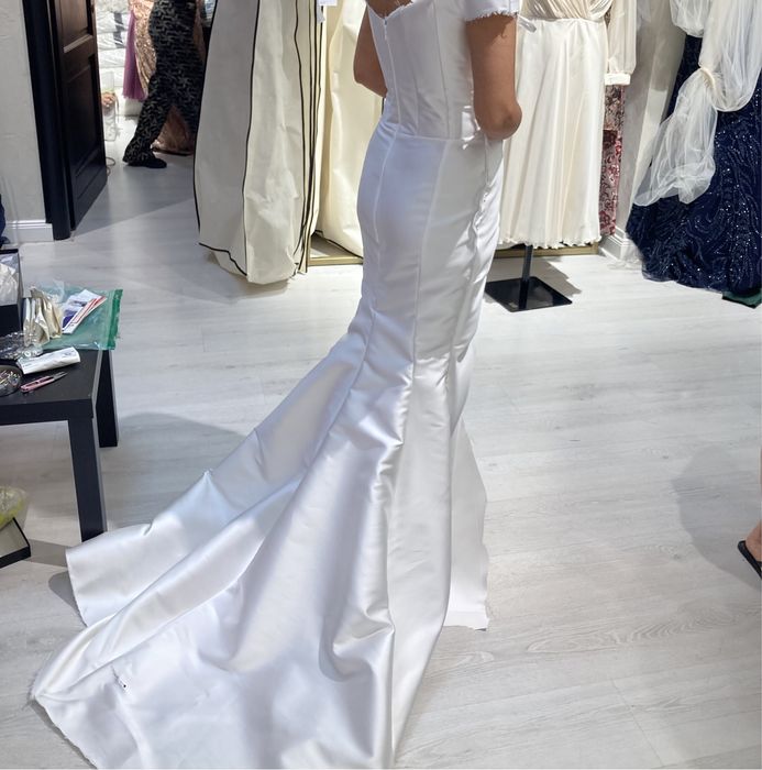 Rochie mireasa tafta mikado