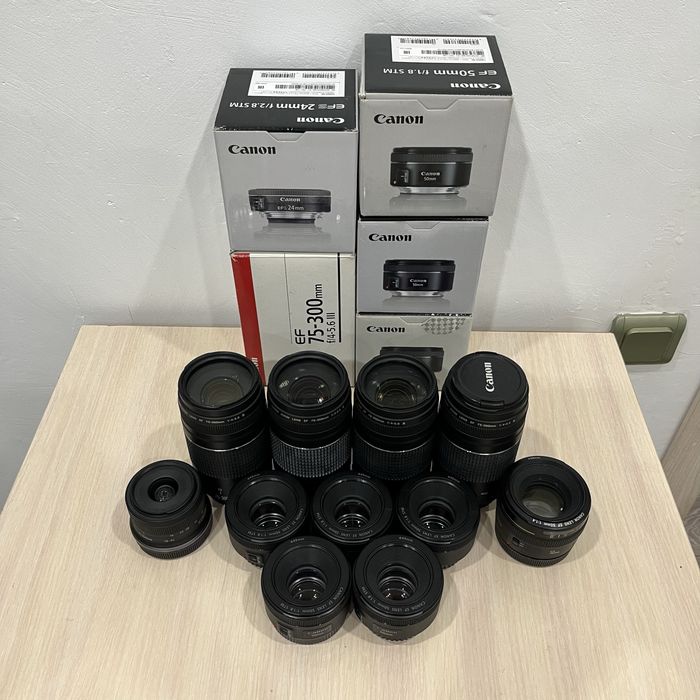 Обьективы Canon RF/EF