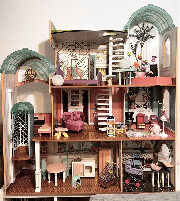 Camila Mansion Dollhouse Casuta pentru papusi din lemn MDF
