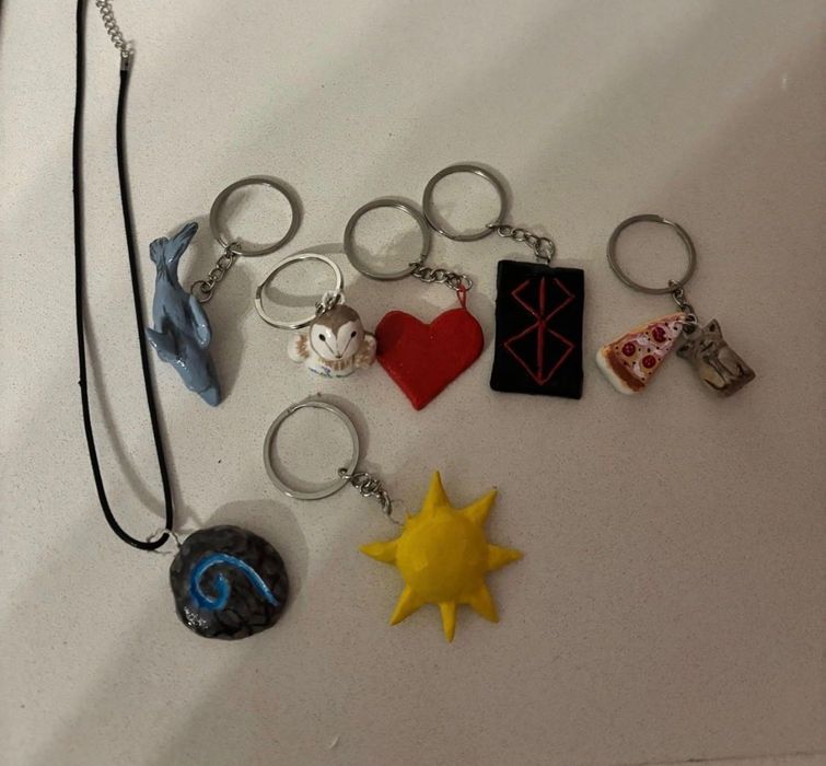 Ручная работа брелоки, пепельницы, кулоны