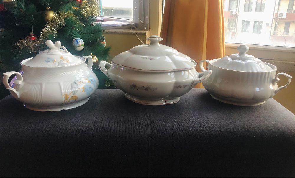 Порцеланови супници- 3бр—— ЦЕНА ЗА БРОЙ!!!