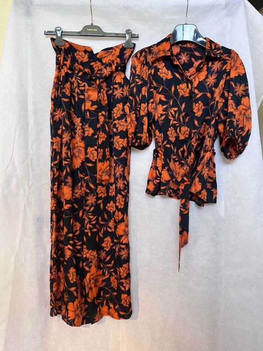 Tara Jarmon костюм риза и панталон на цветя