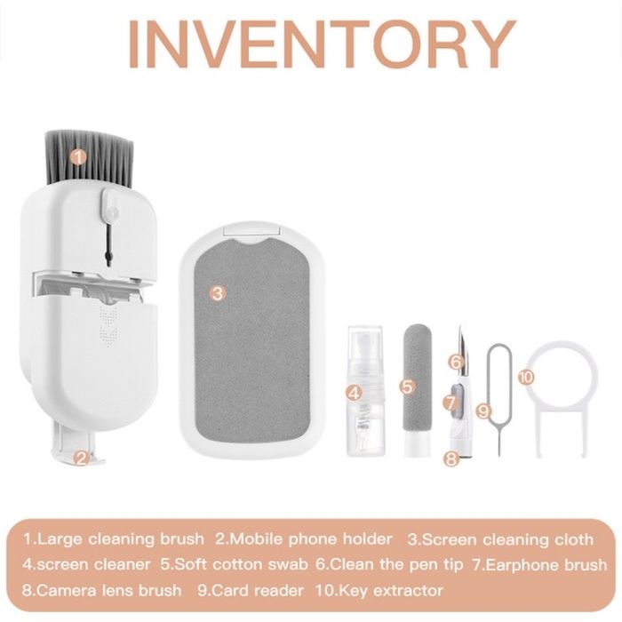 Q10S Многофункциональный набор для чистки клавиатуры компьютера