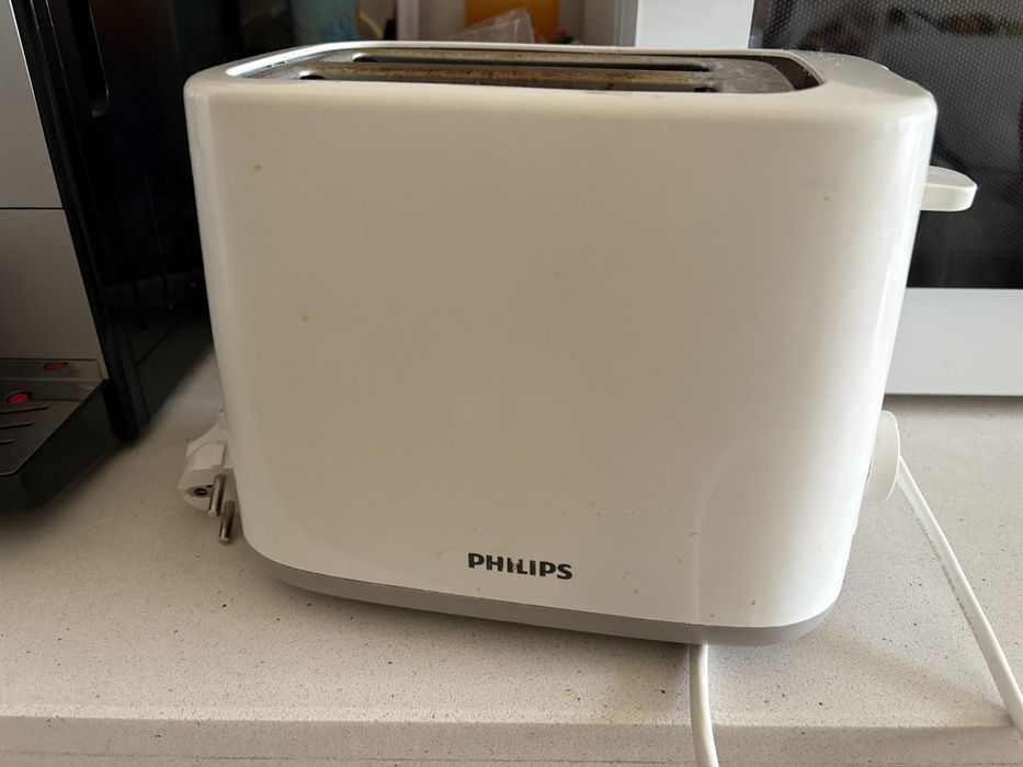 Тостер Philips бял за 2 филийки