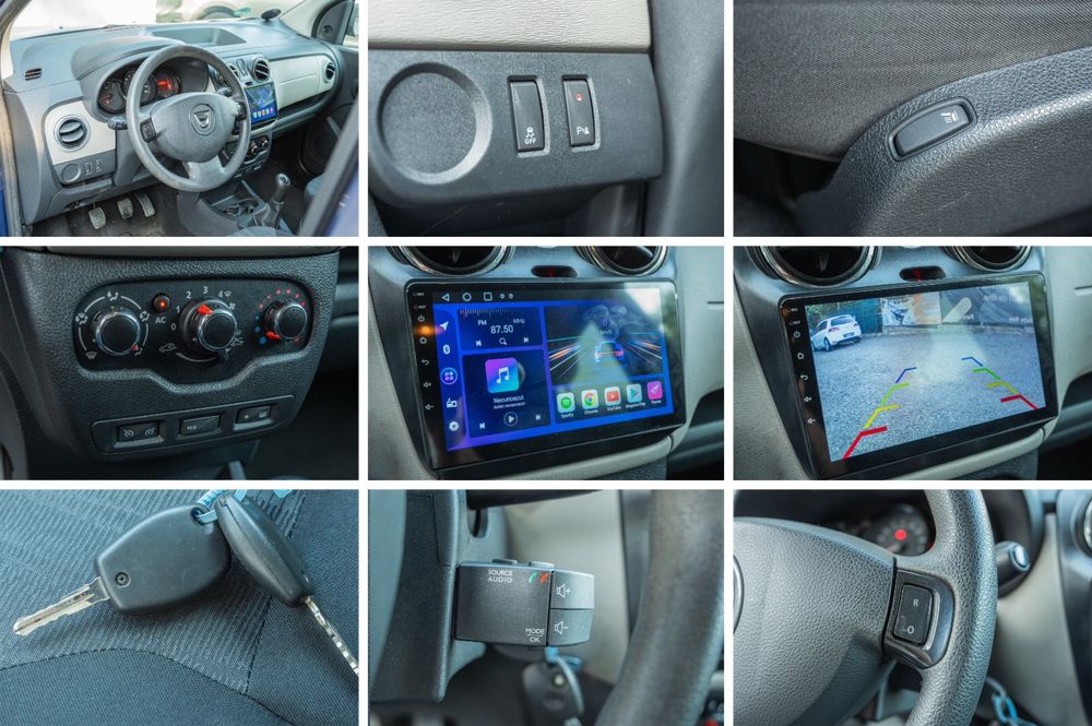 Dacia Lodgy -2014- 1,5 dci - scaune incalzite -7 locuri - navigatie - senzori - pilot automat- comenzi -carlig - jante aliaj - recent adus in tara !!