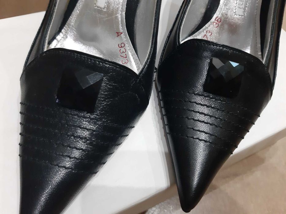 Луксозни Обувки“GiAnni”Италия,ЕСТЕСТВЕНА Кожа с красив дизайн!НОВИ!№36