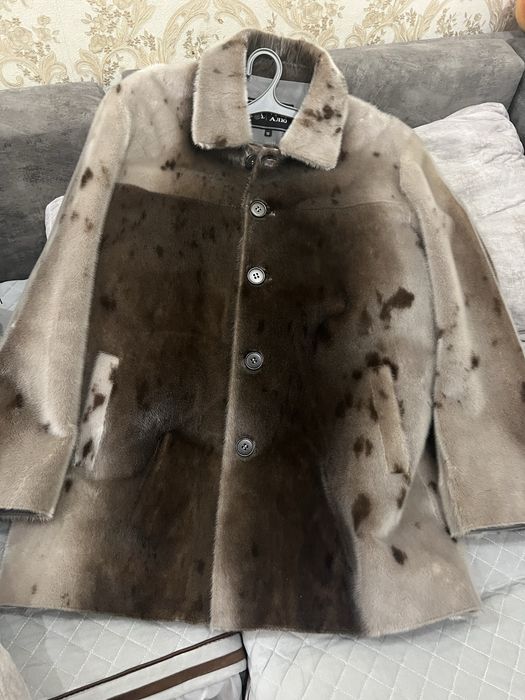 Мужская шуба из нерпы.