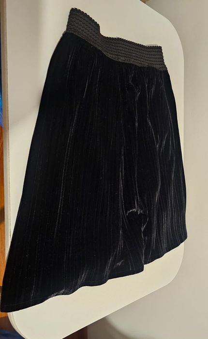 юбка  бархатная.