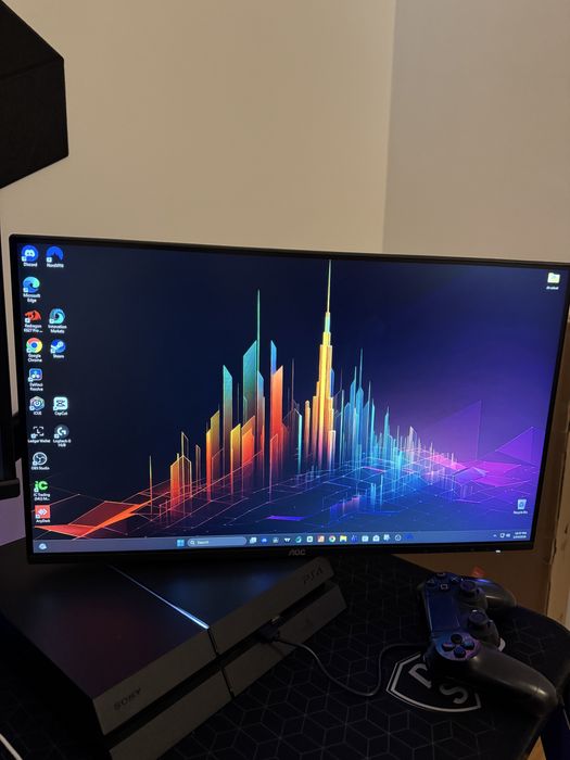 Vand monitor AOC 100hz VA 24”