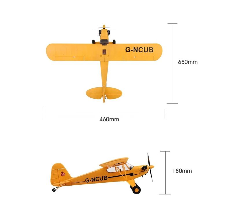 Радиоуправляемый самолет.