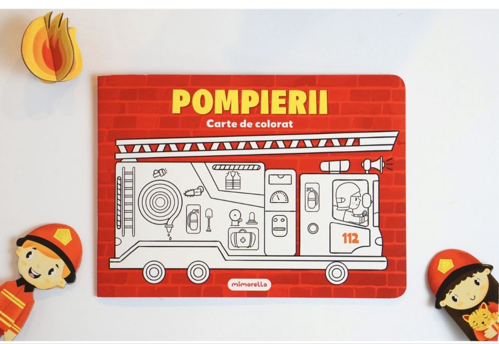 Joc educativ - Puzzle Mimorello - Pompierii