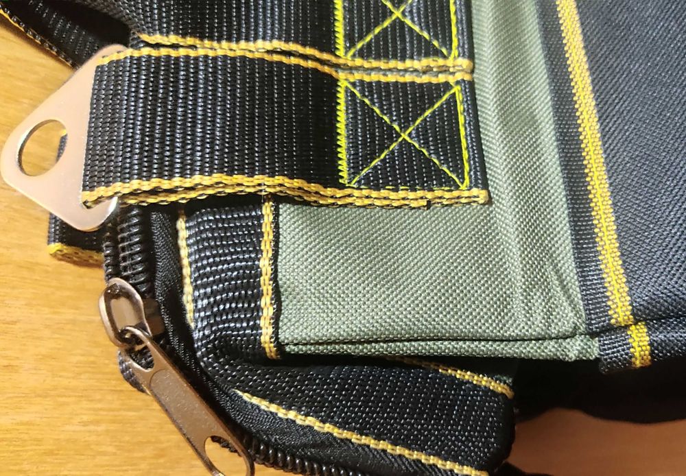 Работна чанта органайзер за инструменти, твърдо дъно