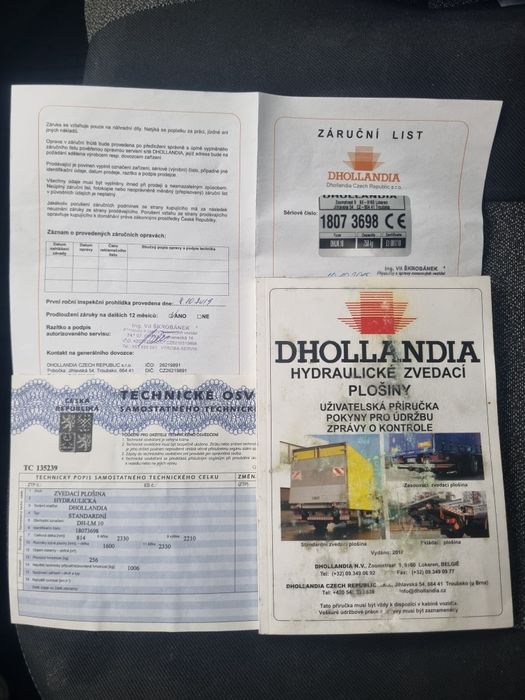 Lift hidraulic dhollandia