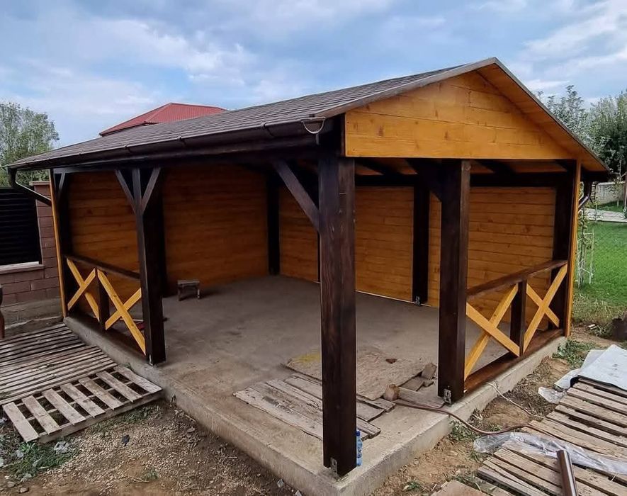 Foișoare terase pergole din lemn