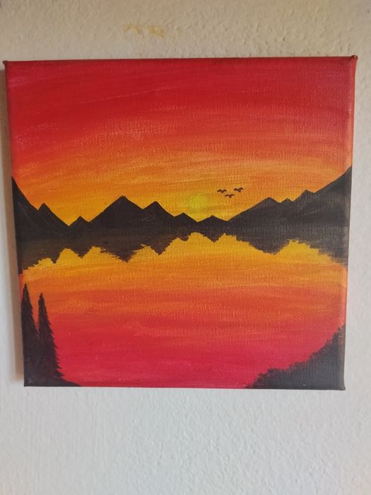 Vând tablou pictat manual între 50-100 de lei